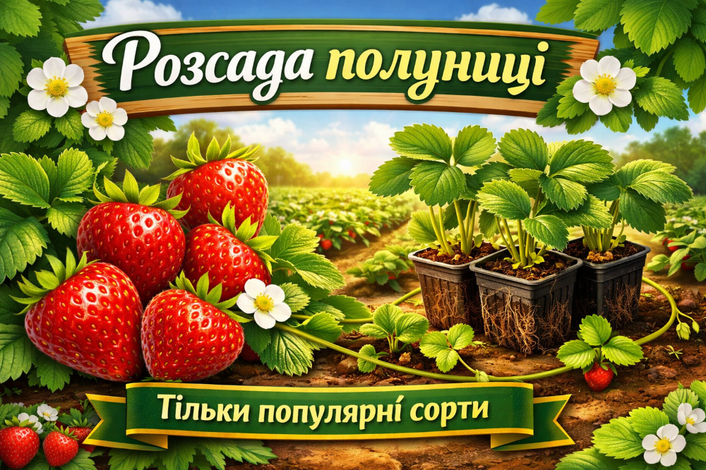 Саджанці полуниці