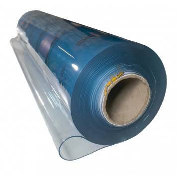 Силіконова плівка 2000 мкм 0.8х10 м (м’яке скло) — прозора гнучка плівка для вікон, дверей, сумок і столів