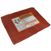 Тент 80 г/м² 8x12 м зелено-помаранчевий