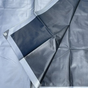 Тент 260 г/м² 2х6 м тарпауліновий "PLANDEKA" — міцний водонепроникний тент для всепогодного захисту-2