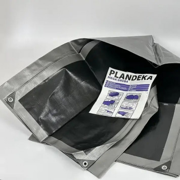 Тент 260 г/м² 2х6 м тарпауліновий "PLANDEKA" — міцний водонепроникний тент для всепогодного захисту-3