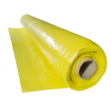 Плівка жовта поліетиленова 150 мкм 6х50м УФ стабілізована 12 міс для теплиць Кременчук-1