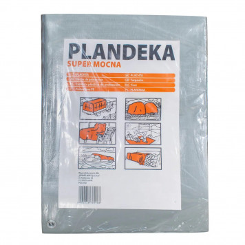 Тент 160 г/м² 2×3 м тарпауліновий «PLANDEKA» – міцний захист від дощу, снігу та сонця