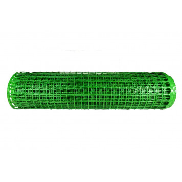 Сітка 45*45 1.0х20 м пластикова Клевер (зелена) квадрат із запаяним краєм-4