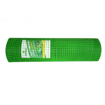 Сітка декоративна 30×35 мм 1.5×100 метрів — парканна пластикова для вольєрів, саду, ягідників-1