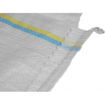 Мішок поліпропіленовий харчовий 85×55 см із жовто-блакитною смугою-1