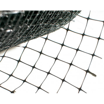 Сітка декоративна 30×35 мм 1.5×100 метрів — парканна пластикова для вольєрів, саду, ягідників-3
