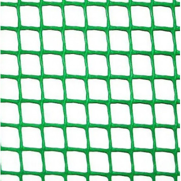 Сітка 30*30 1.5х20 м пластикова (зелена) квадрат із запаяним краєм-1