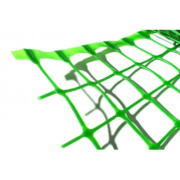 Сітка 45*45 1.0х20 м пластикова Клевер (зелена) квадрат із запаяним краєм-2