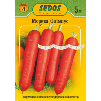 Насіння моркви на стрічці "Олімпус"
