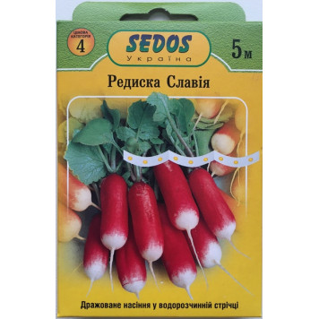 Дражоване насіння редису "Славія"