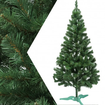 Штучна зелена ялинка висотою 1 метр – недорога новорічна прикраса для вашого дому