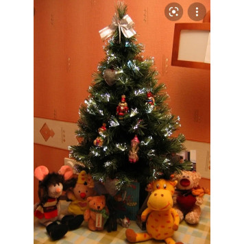 Штучна настільна ялинка "Імператор" зелена 75 см на підставці-2