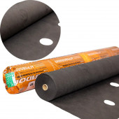 Агроволокно Shadow чорне з перфорацією 3 ряди 50 г/м² (1.6×100 м)